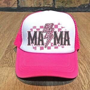 Mama Bolt Pink Trucker Hat
